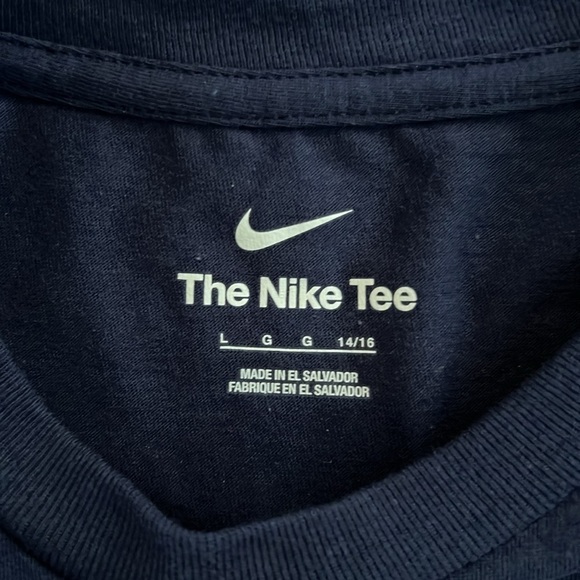 MLB Tampa Bay Rays Navy Blue T Shirt Youth Large (14/16) Arozarena Nike Cotton - Picture 5 of 7